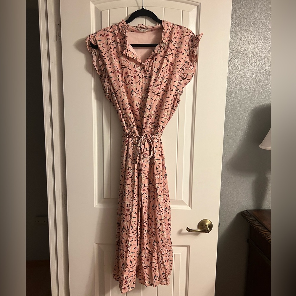 Jessakae Button up Floral Dress
